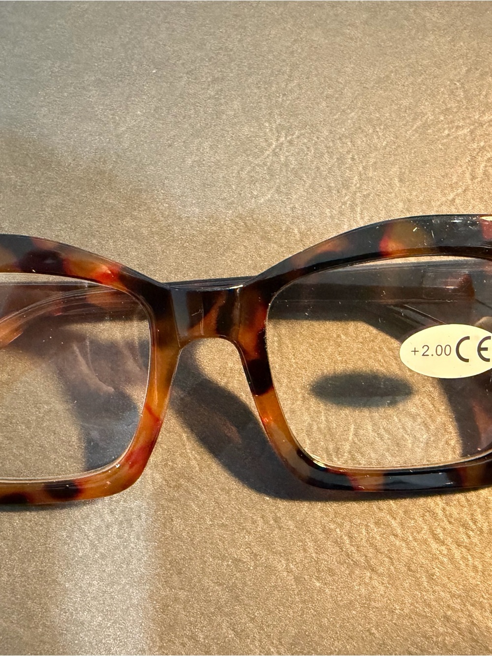 Tortoiseshell Reading Glasses +2.00 Strength